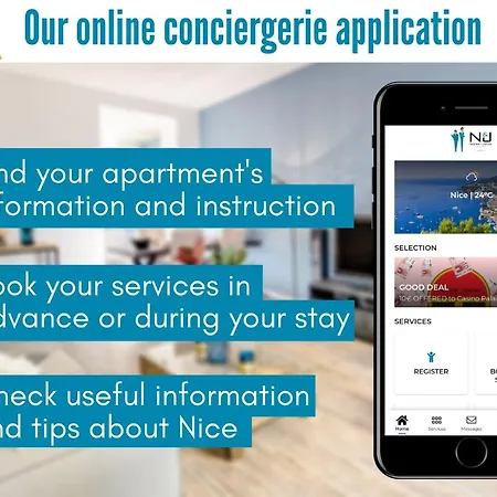 Nestor&jeeves - Square Promenade - - Direct Access Sea Apartment Nice